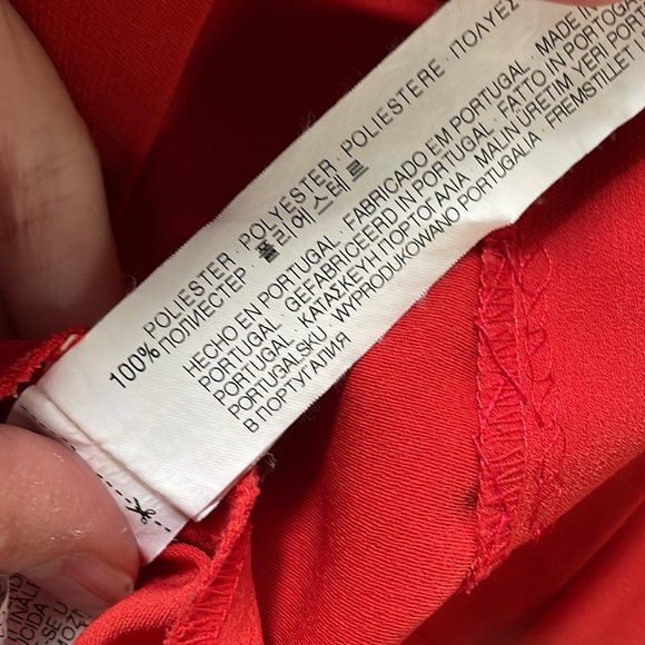 Zara orange red top XS - Picture 5 of 9